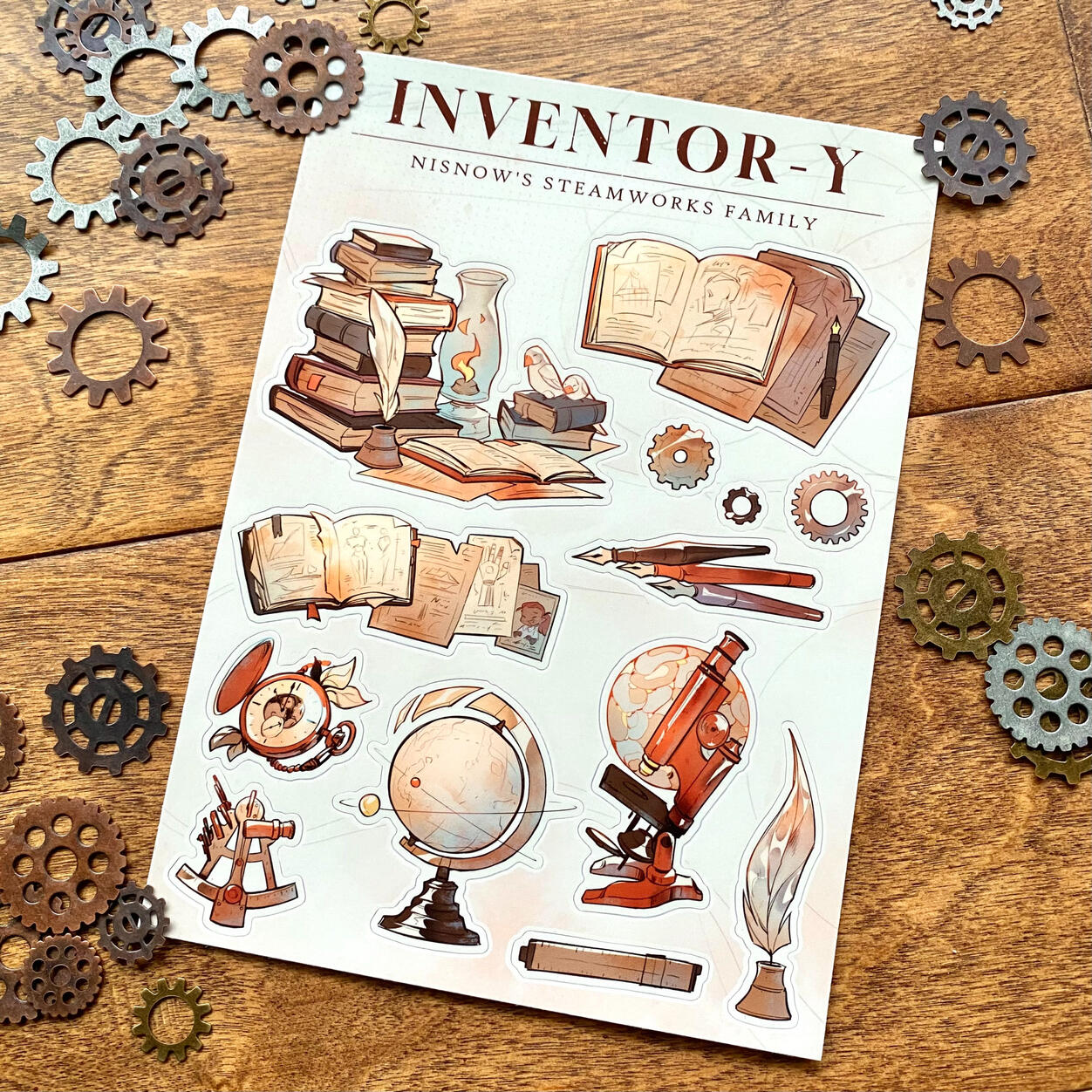 Inventor-y Sticker Sheet