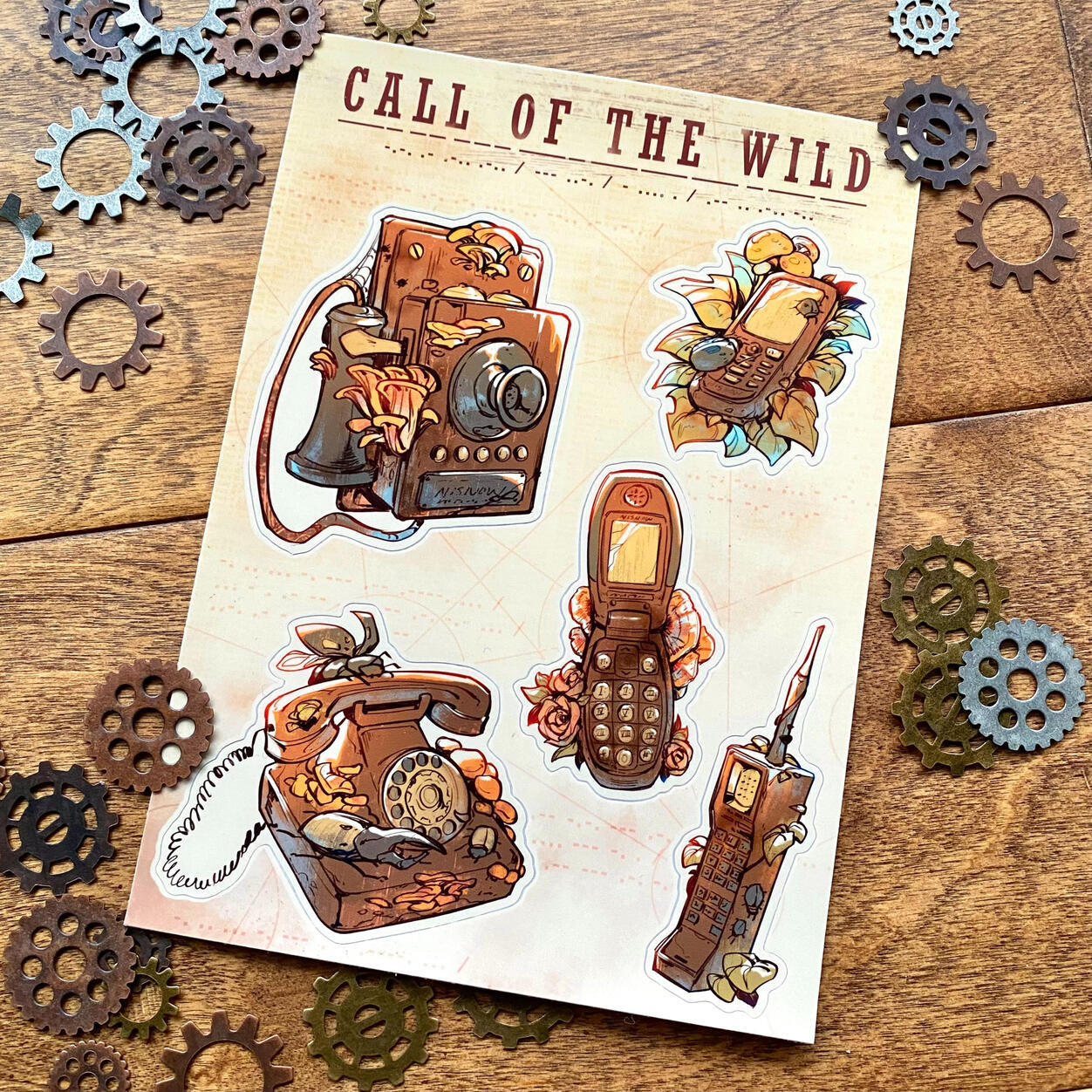 Call of the Wild Sticker Sheet