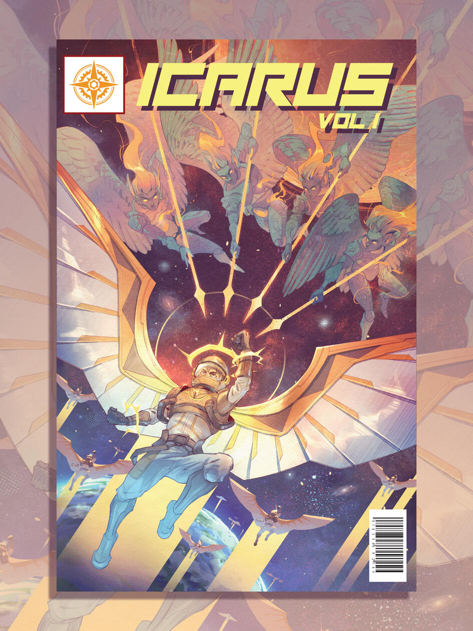 Icarus Comic Cover - Self-directed work