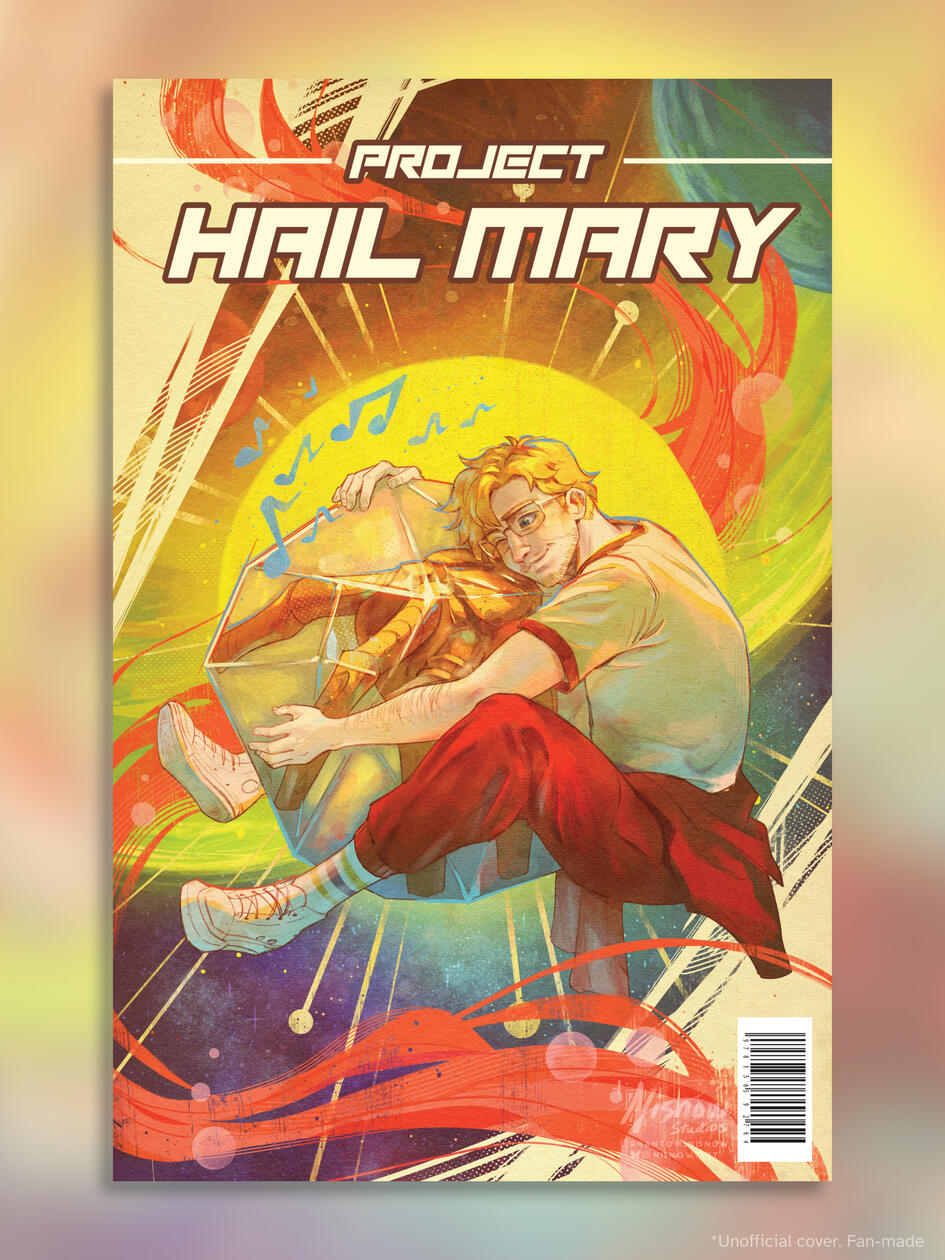 Project Hail Mary Comic Cover Art - Self-directed work