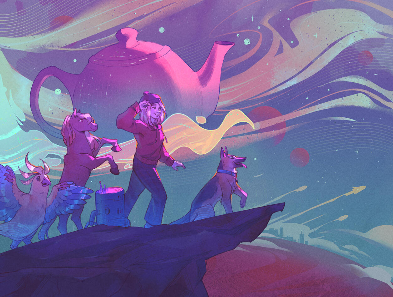 Starship Teapot - Rainbow Crate (AD: Danielle Chambers)