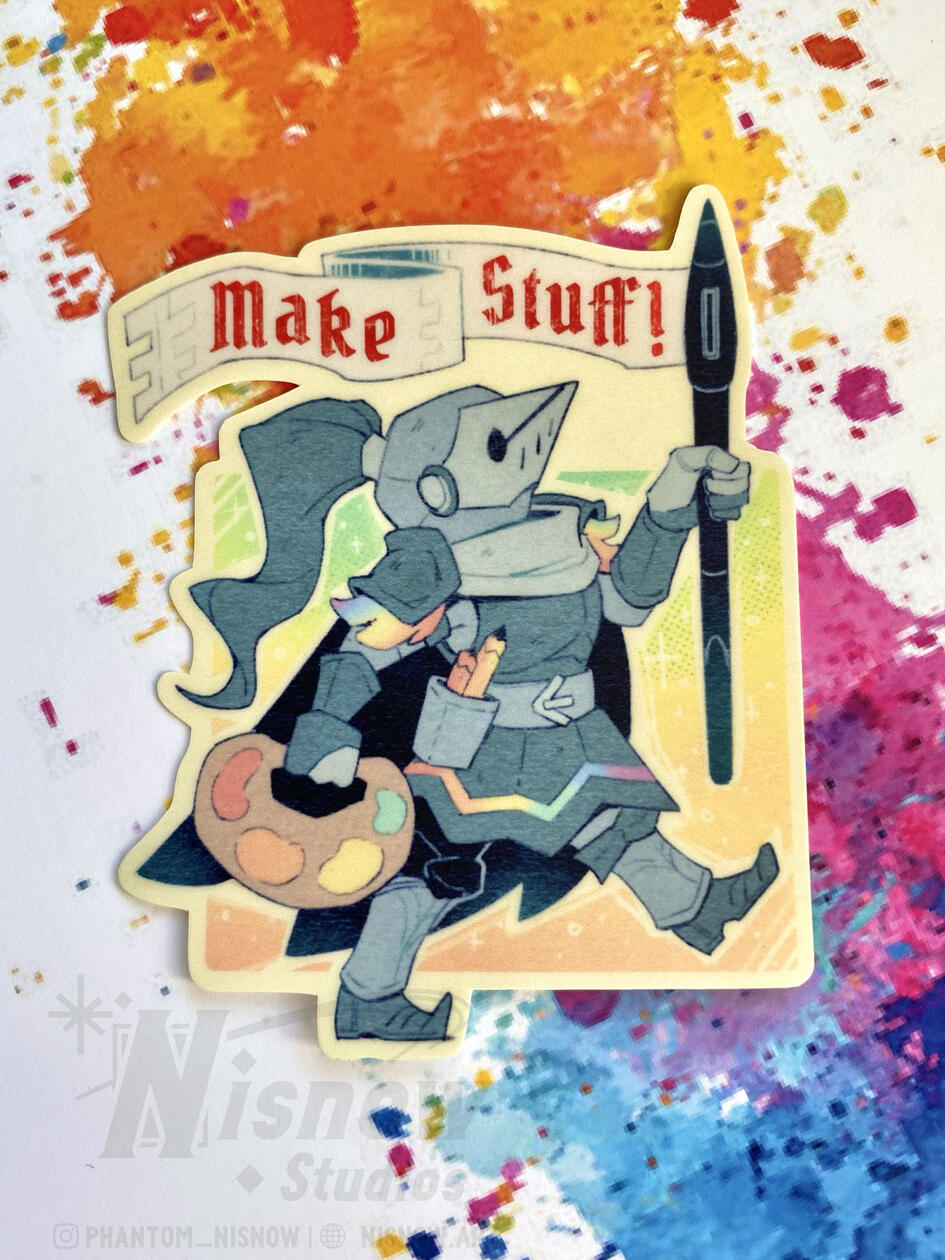 "Make Stuff!" Sticker
