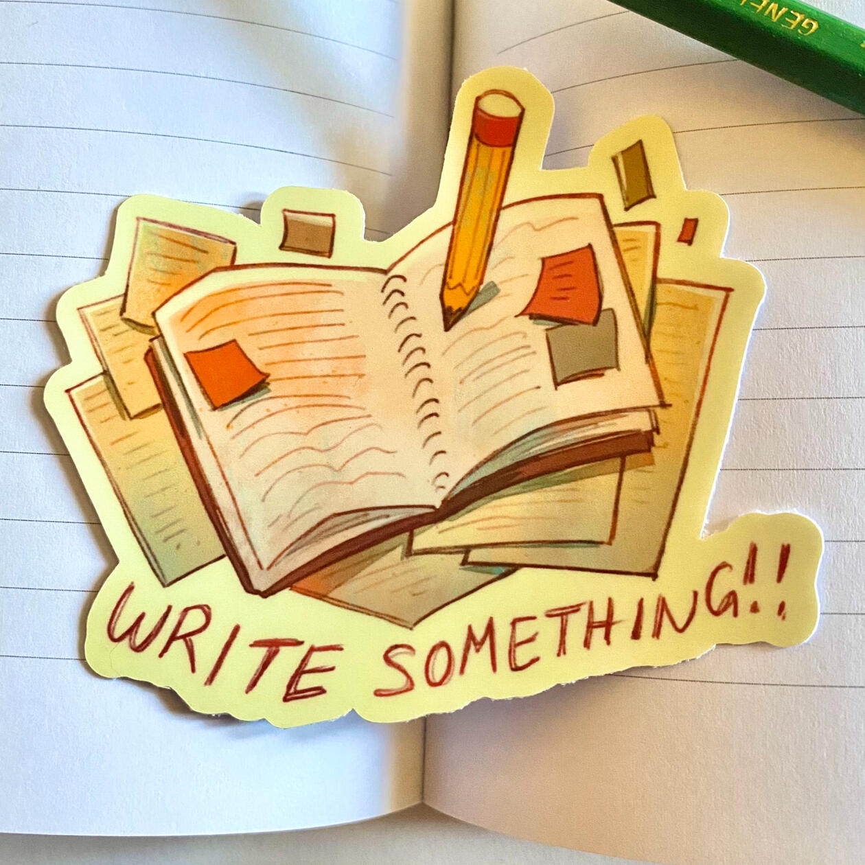 Write something! Sticker