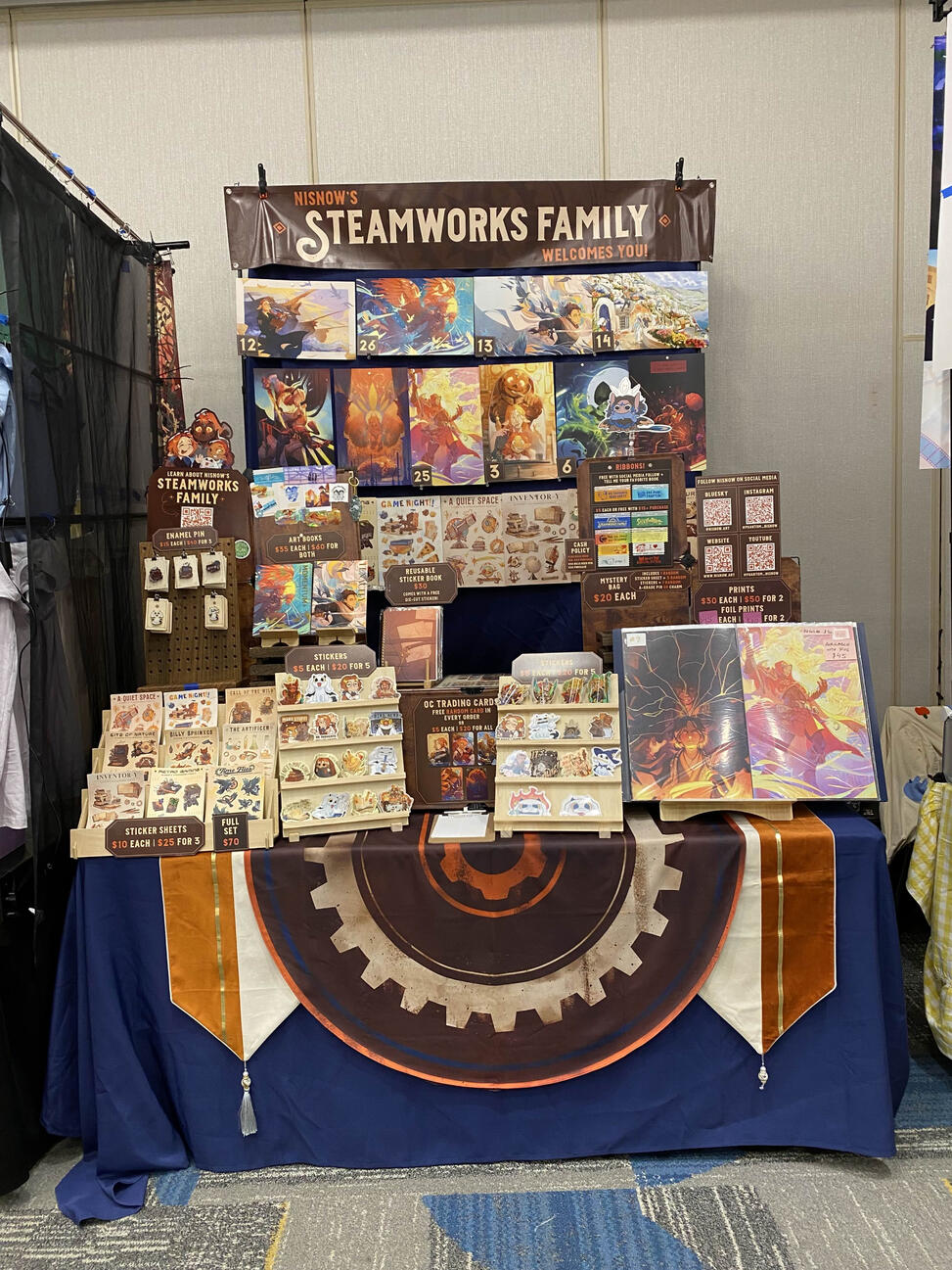 DragonCon 6 ft. table