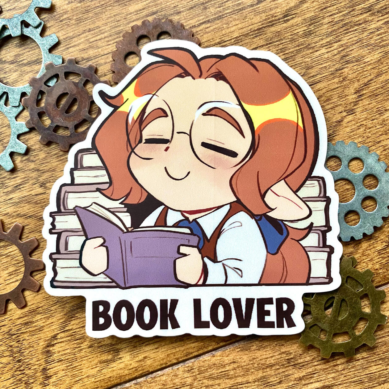 "Book Lover" Sticker