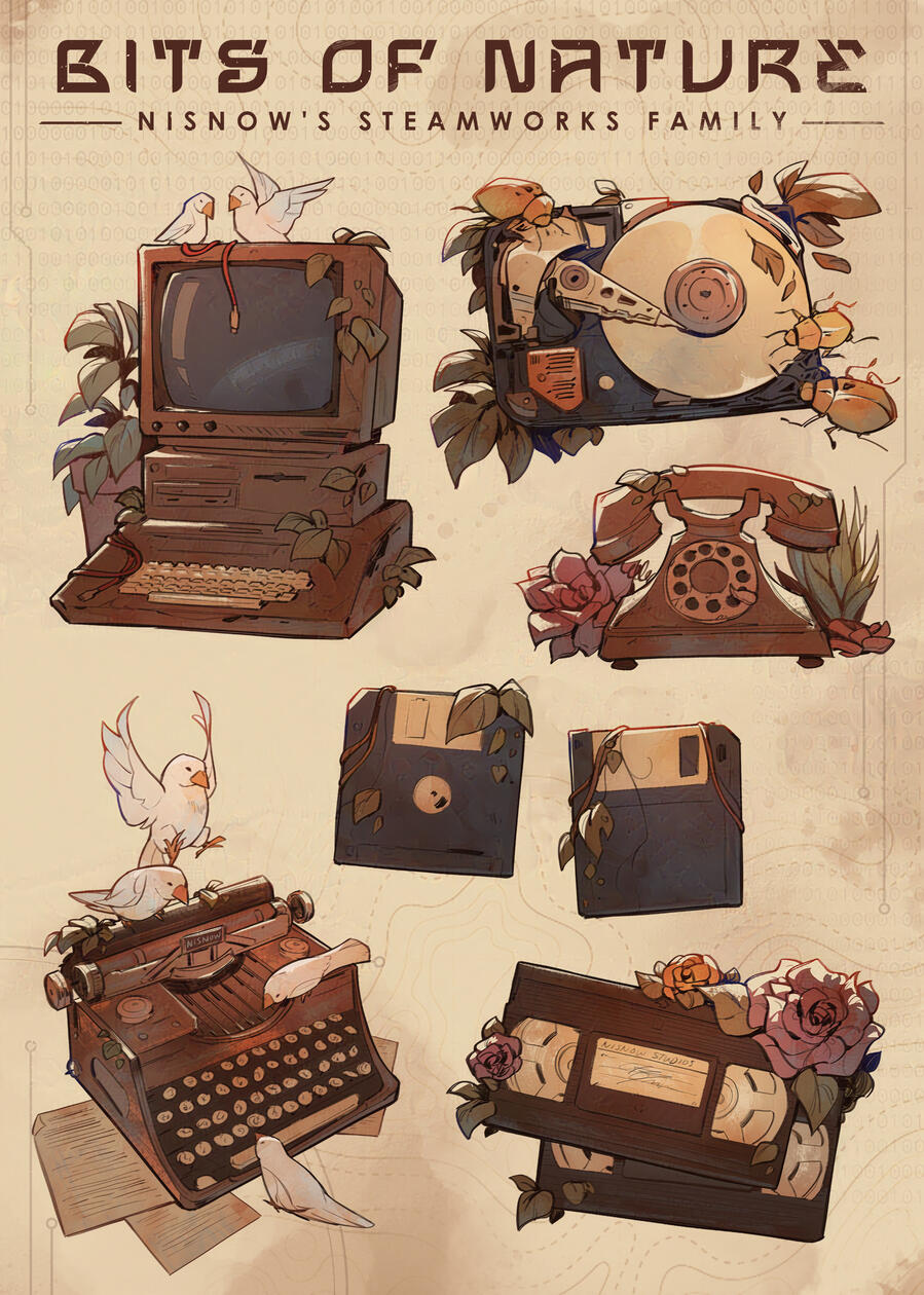 Bits of Nature Sticker Sheet