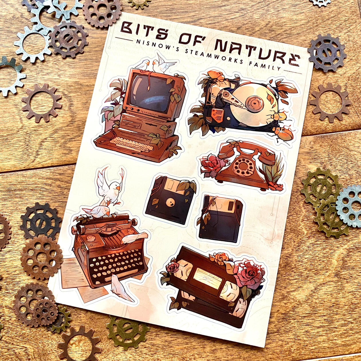 Bits of Nature Sticker Sheet