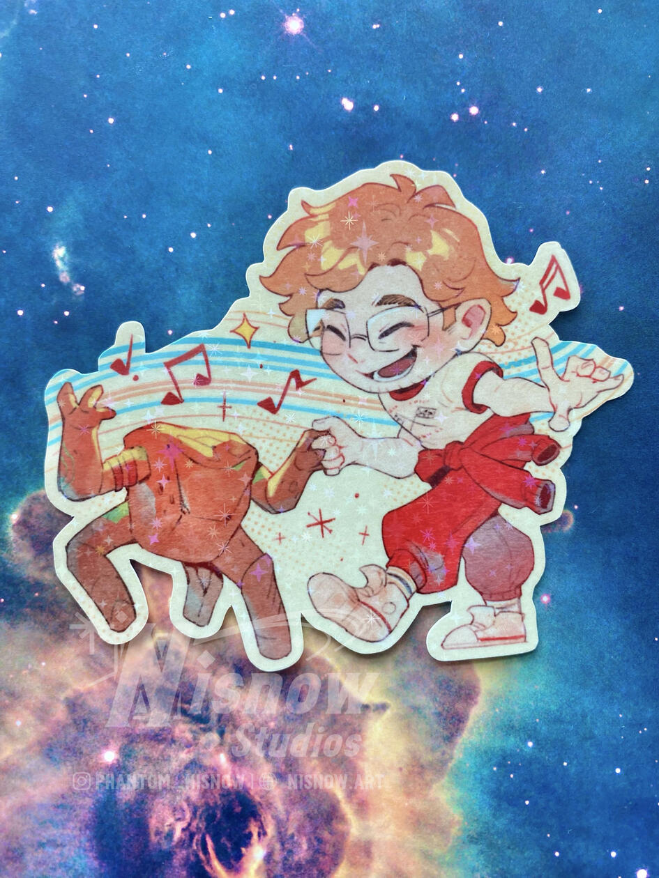 Project Hail Mary - Grace & Rocky Dancing Sticker