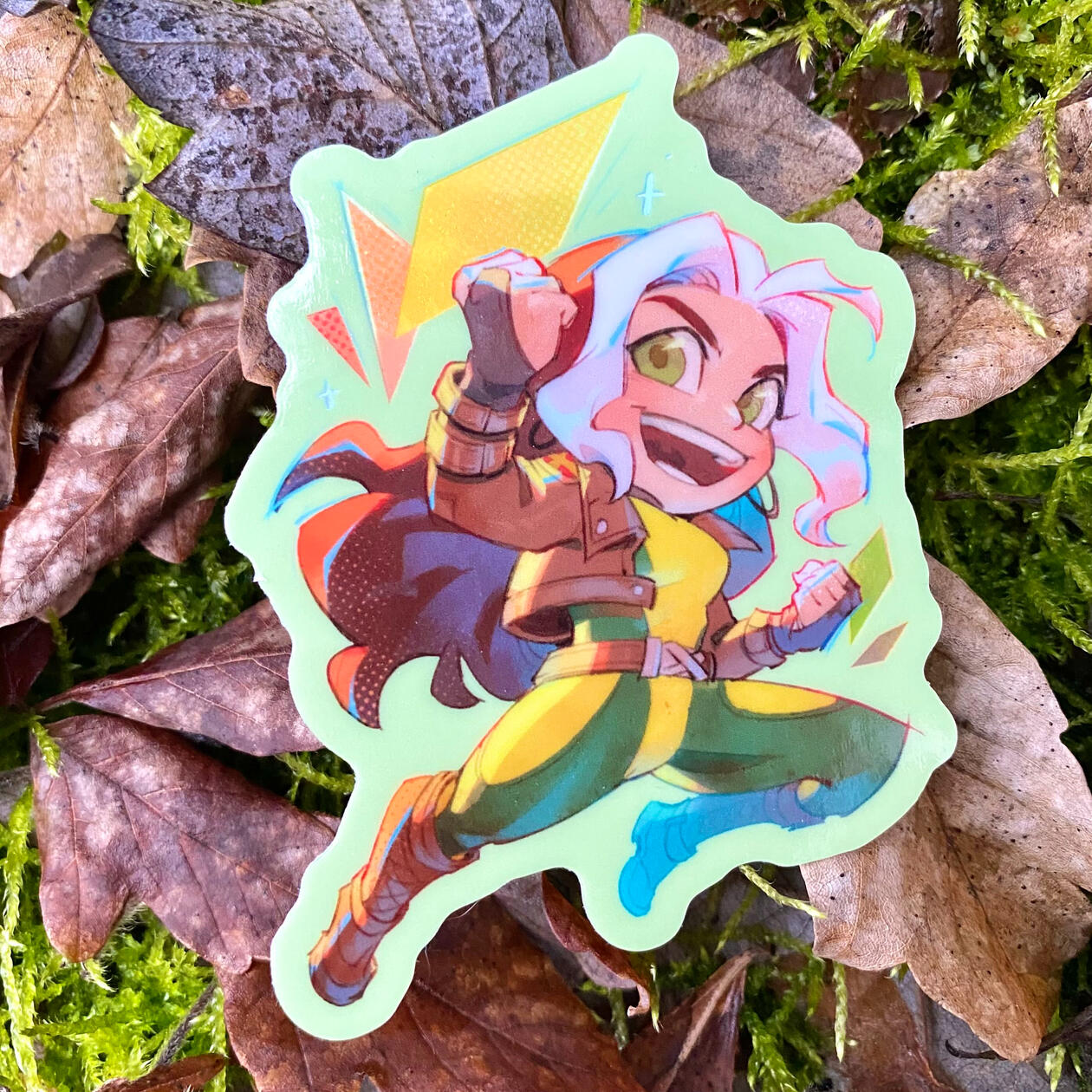 Marvel Rogue Holographic Sticker