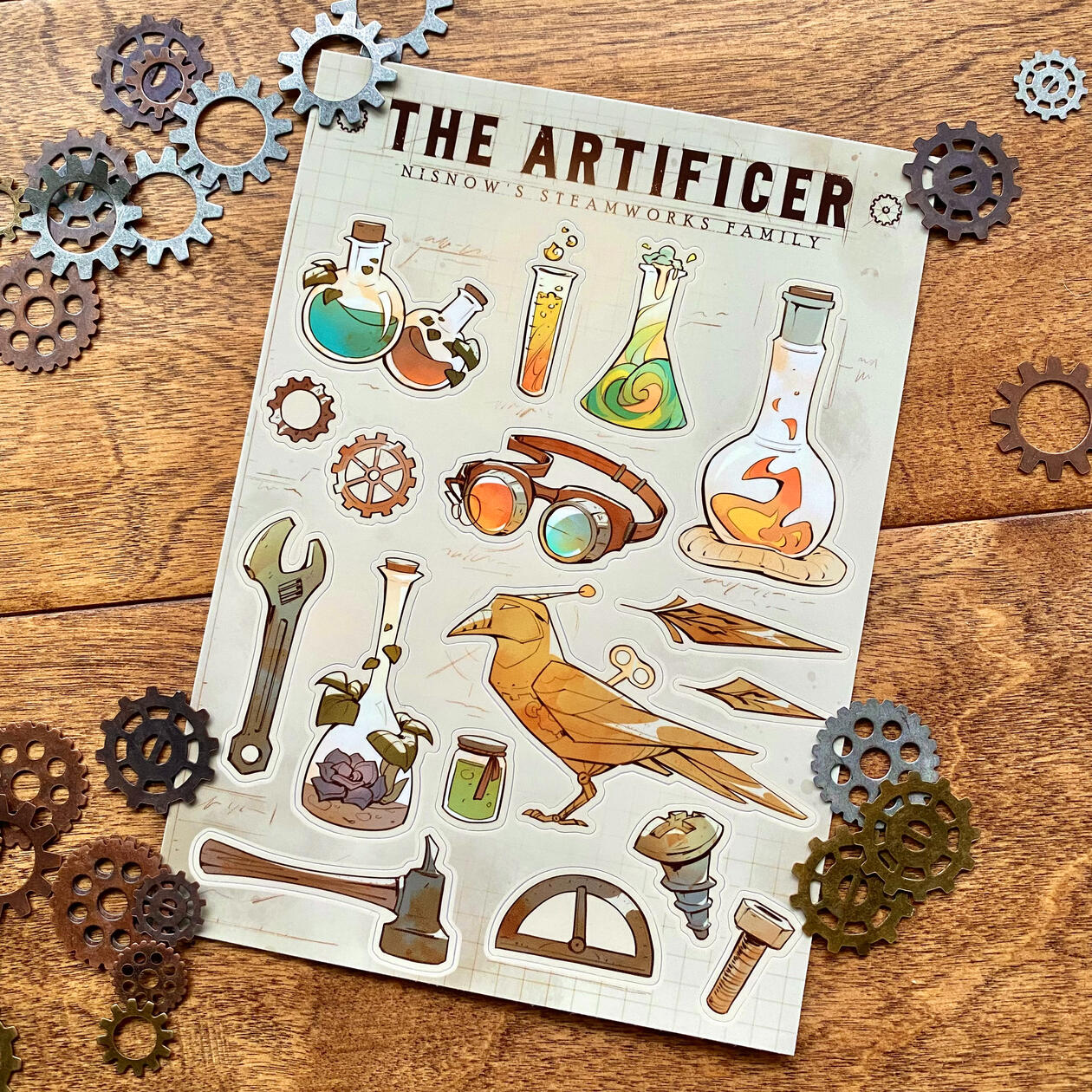 Artificer Sticker Sheet