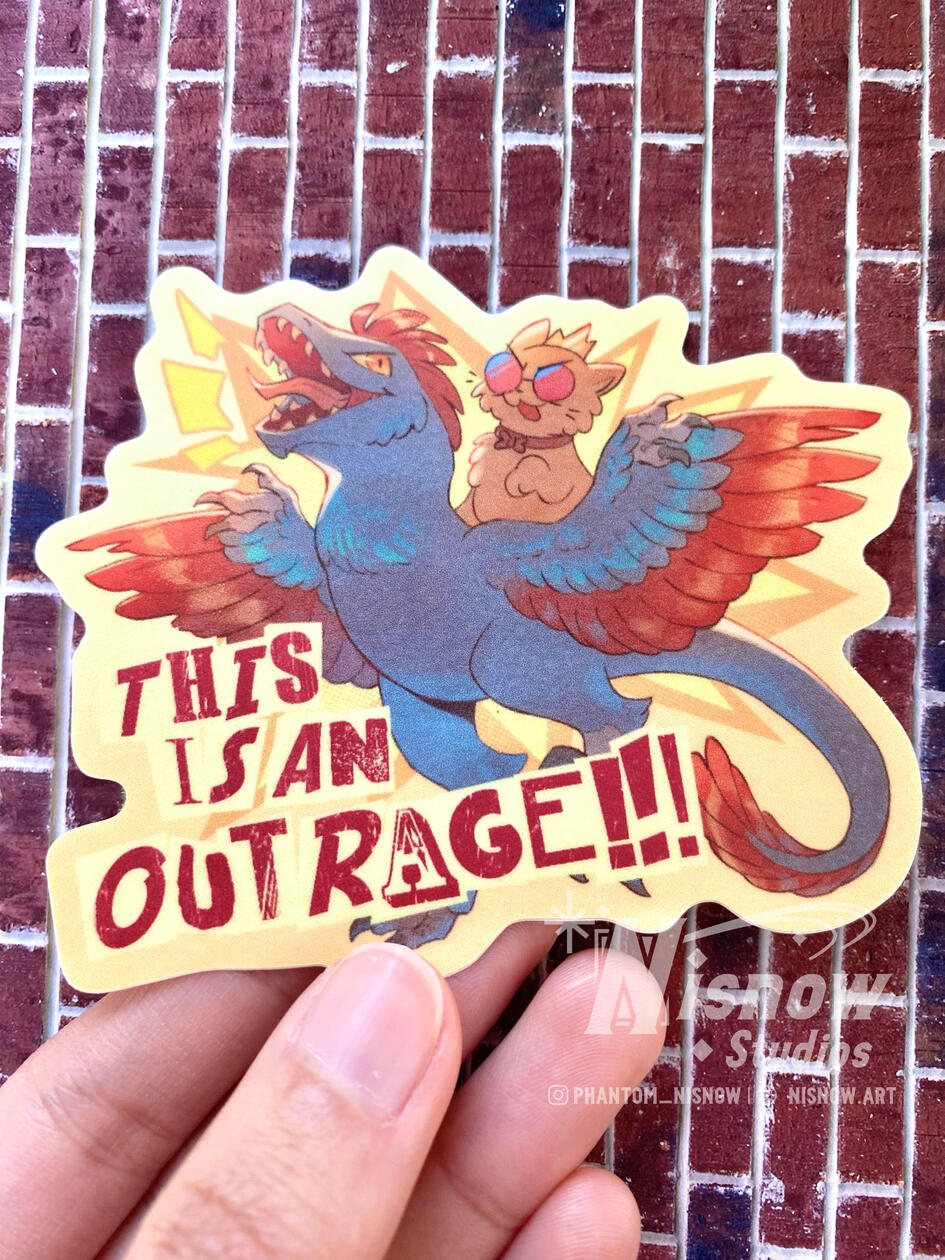 Dungeon Crawler Carl Mongo and Donut Sticker