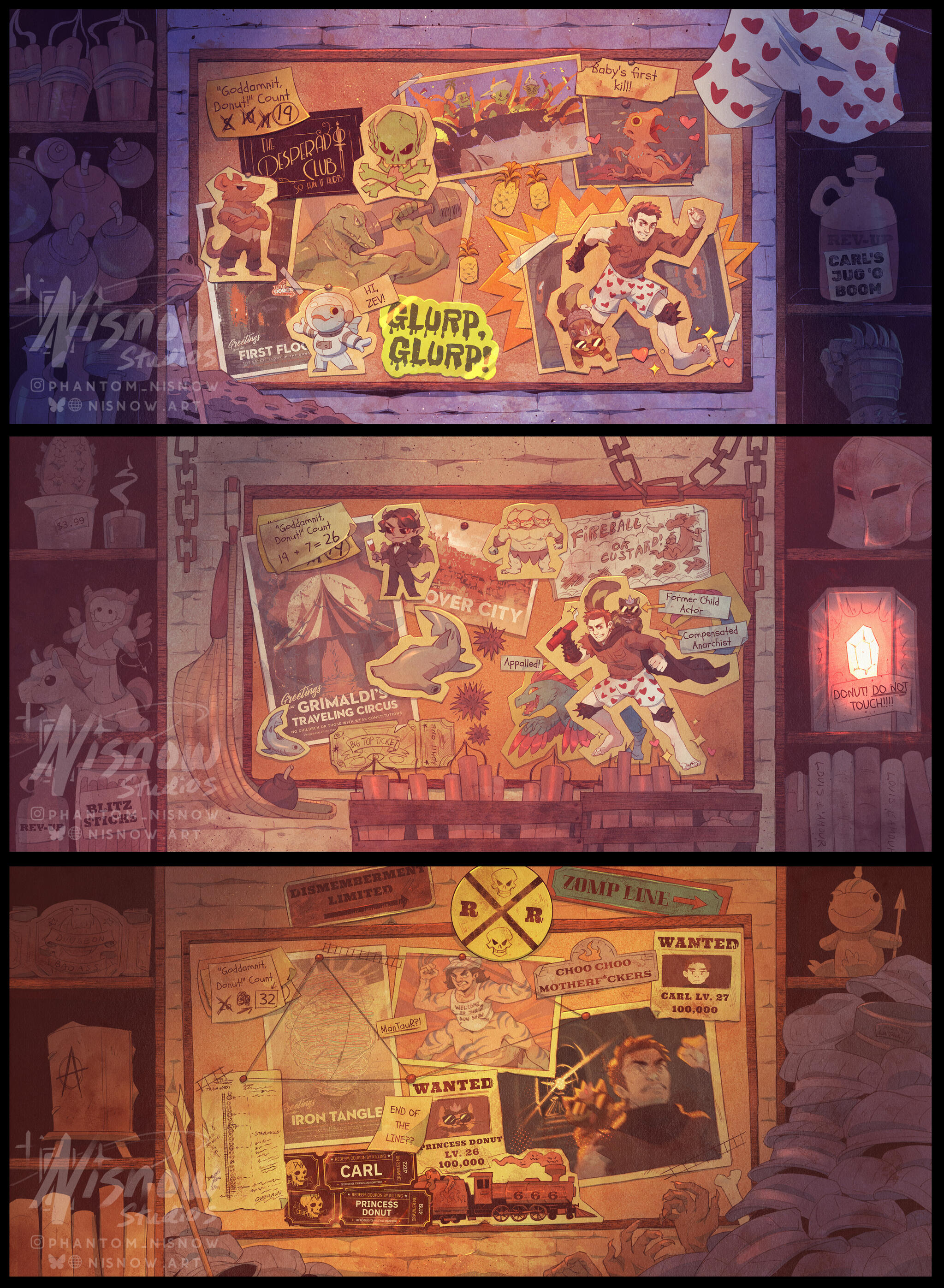 Dungeon Crawler Carl Special Edition Kickstarter Reverse Dust Jackets - Upside-Go (AD: Jackson Dickert)